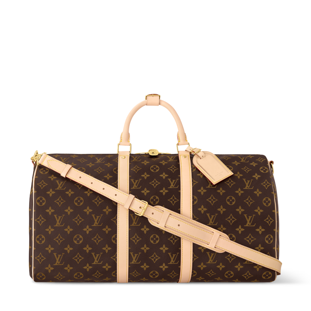 Louis Vuitton Keepall Bandouliére 50 Monogram Canvas Duffle Bag