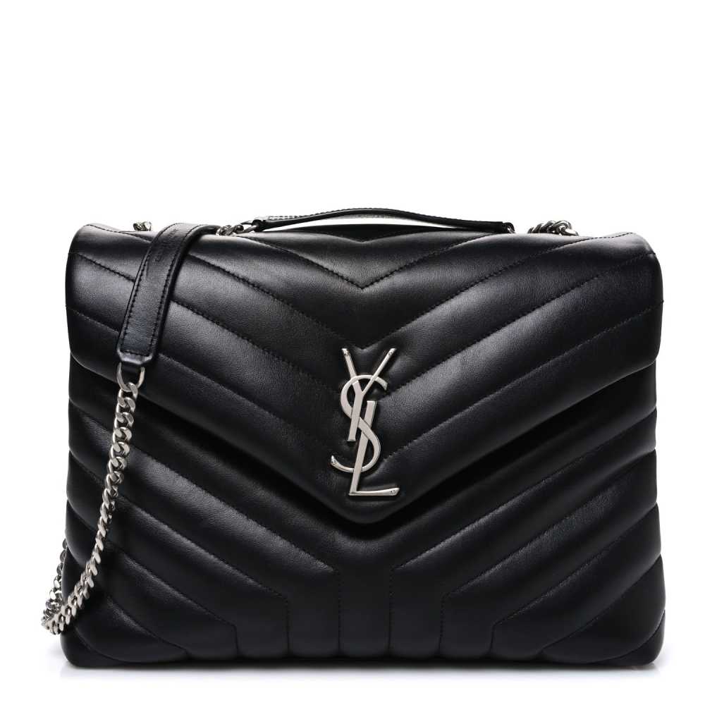 Saint Laurent loulou Medium Silver Sling Bag
