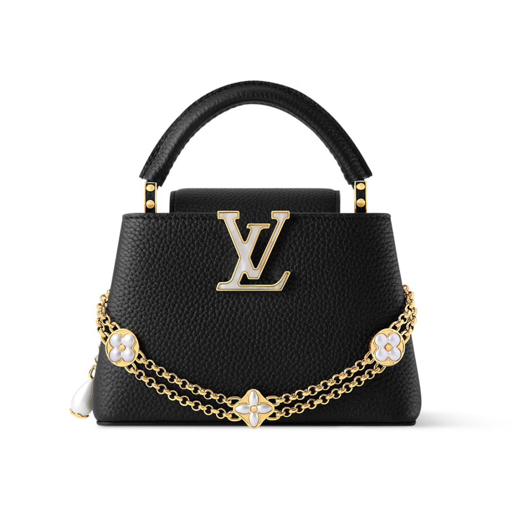 Louis Vuitton Capucines Mini Black Handbag