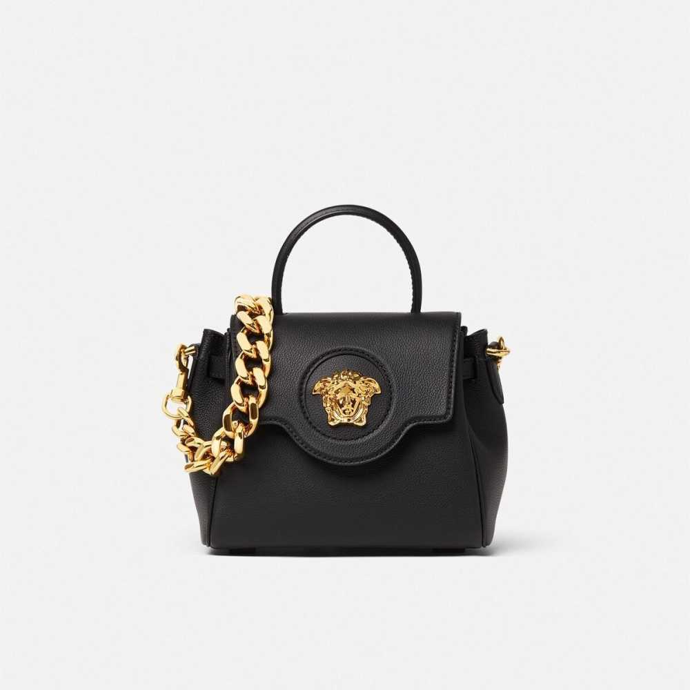 Versace La Medusa Black Handbag