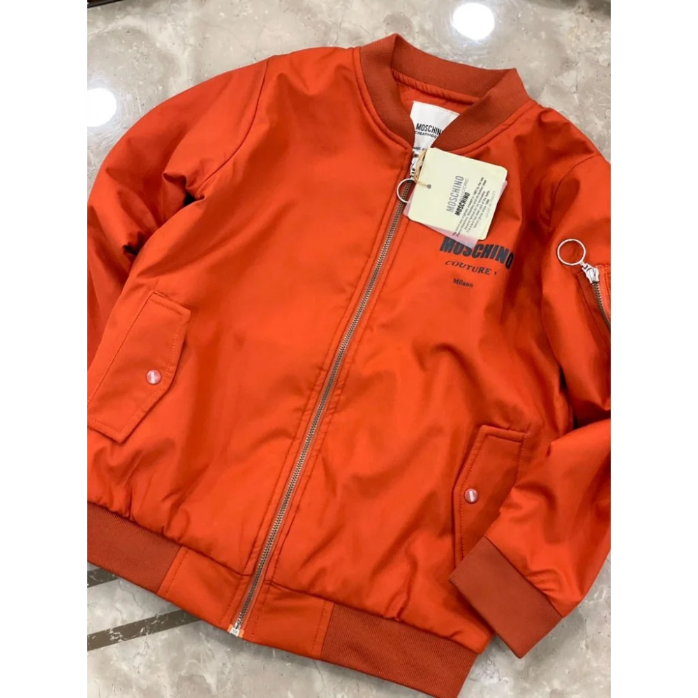 Moschino Orange High End Quality Kid's Jacket-thumb-1