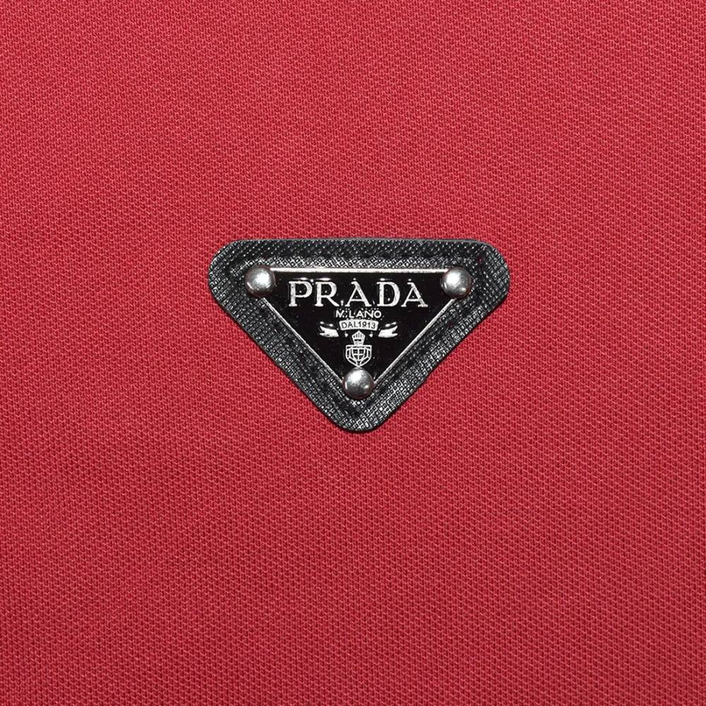 Prada Re-Nylon Logo Red Premium Dress-thumb-4