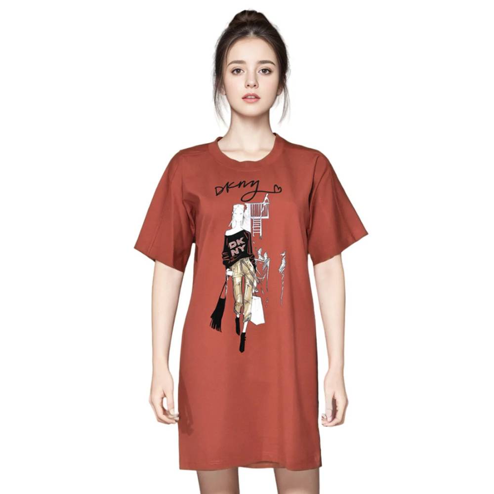 DKNY Wine Premium Quality Dress-1