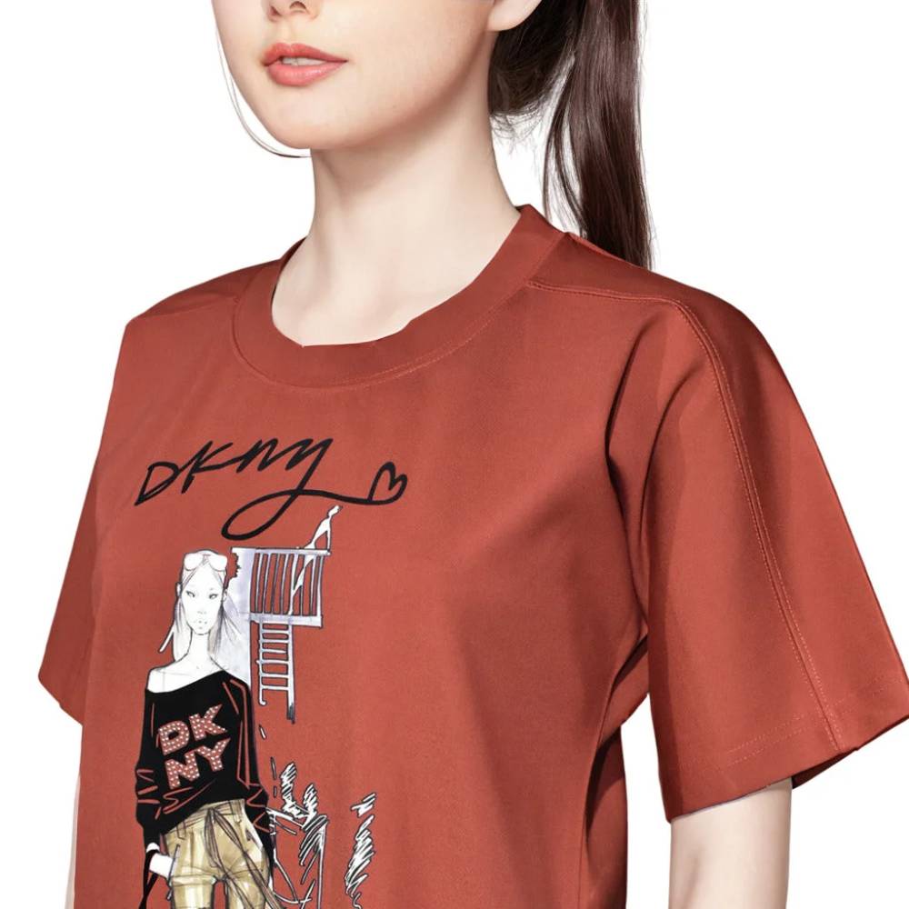 DKNY Wine Premium Quality Dress-3