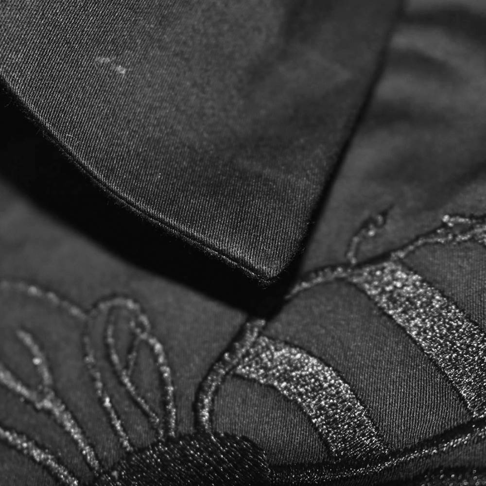 Gucci Bee Embroidered Black Kids Shirt-thumb-3