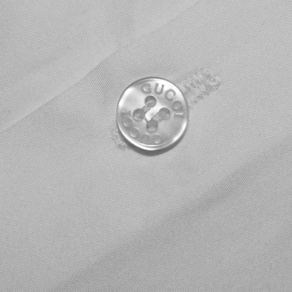 Gucci Bee Embroidered White Kids Shirt-4