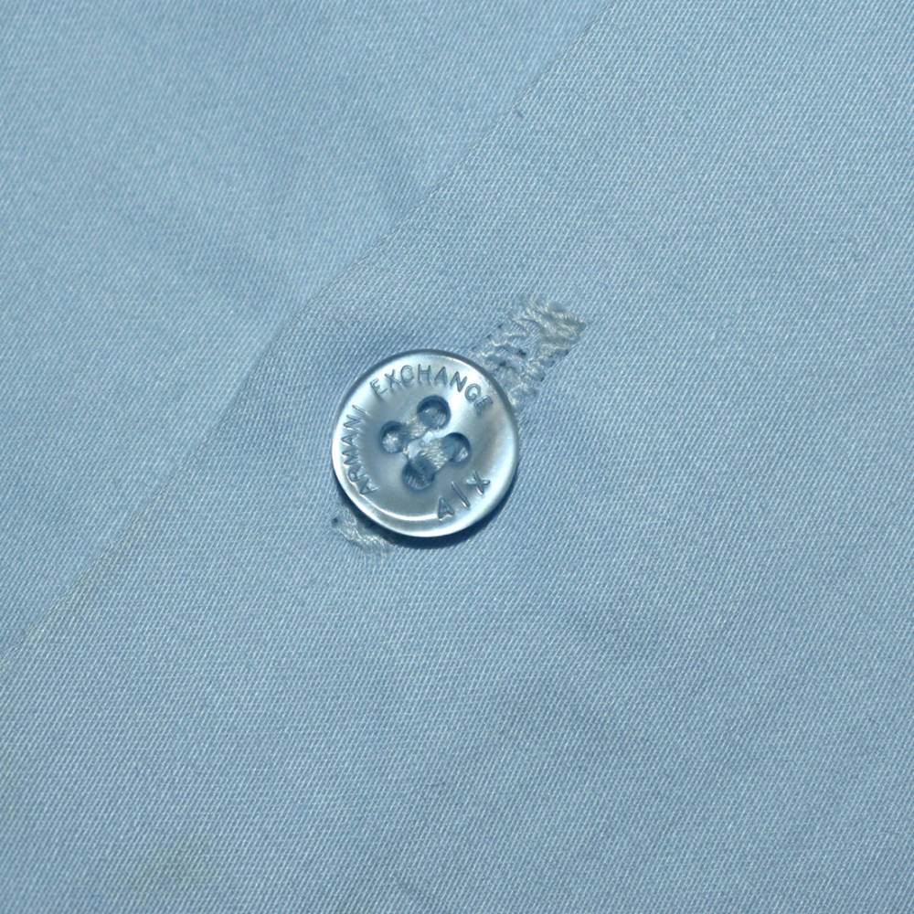 Armani Exchange Sky Blue Premium Kids Shirt-4