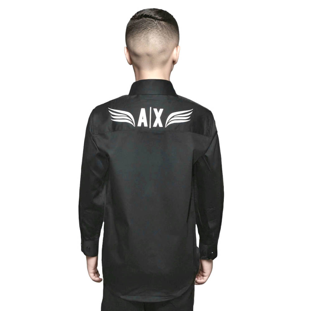 Armani Exchange Black Premium Kids Shirt-1