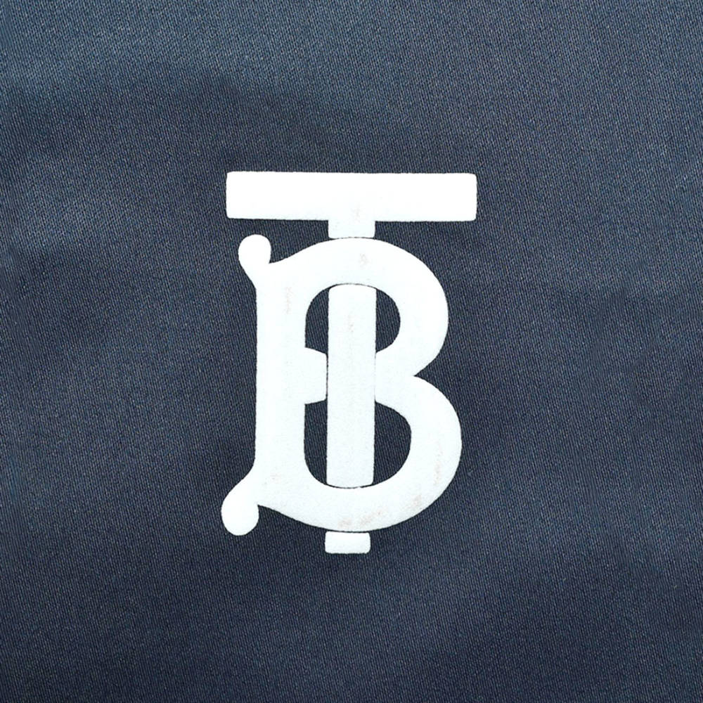 Burberry Embroidered Premium Navy Blue Kids Shirt-4