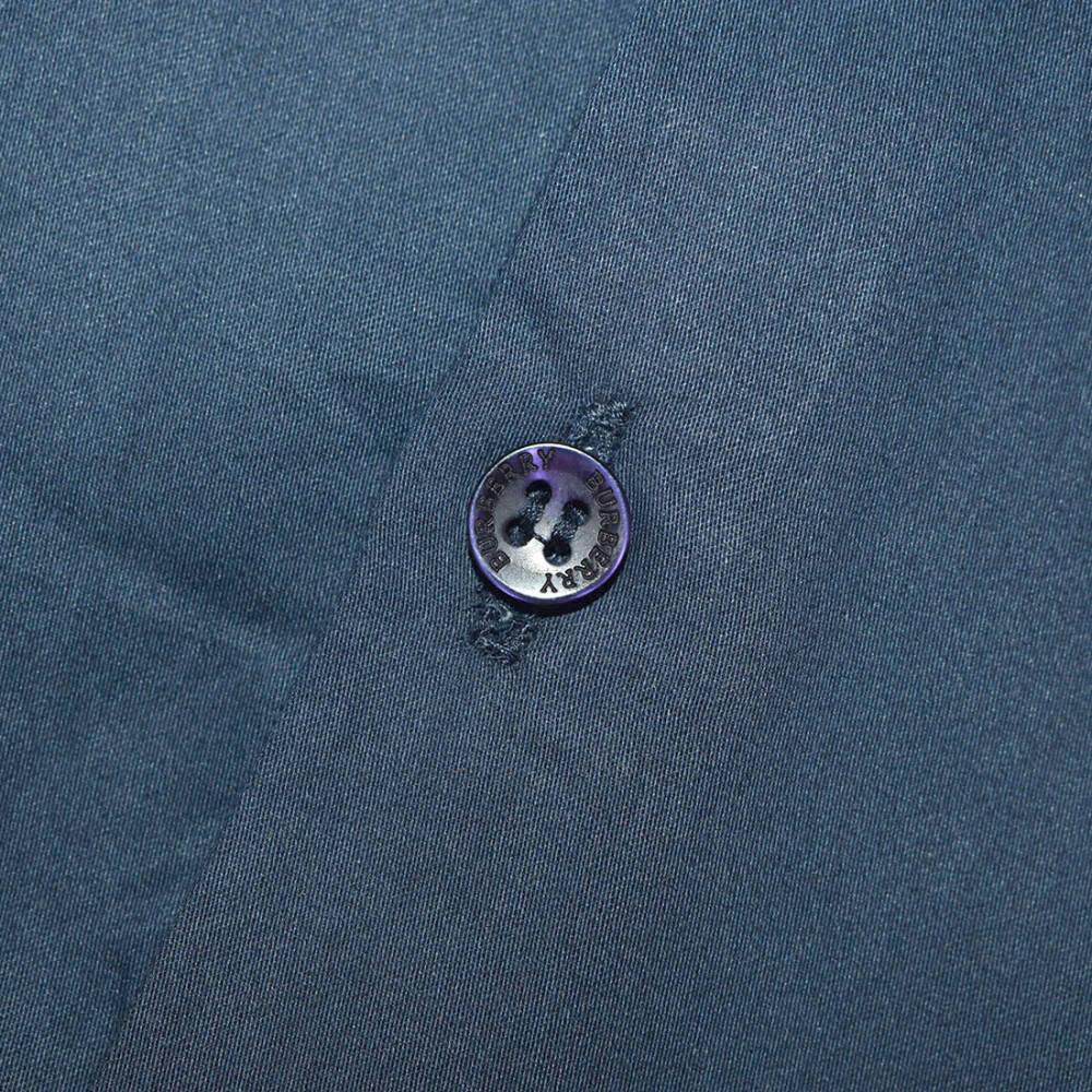 Burberry Embroidered Premium Navy Blue Kids Shirt-5