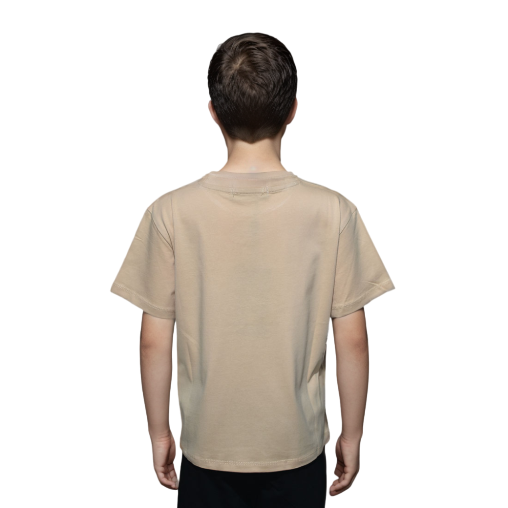 Fendi Teddy Print Brown Kids T-shirt-thumb-1