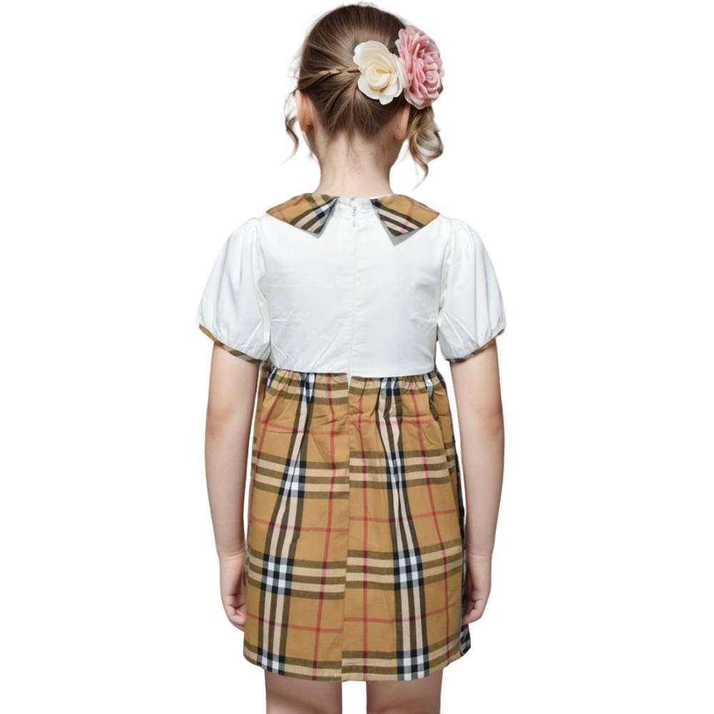 Burberry White Premium Quality Dress-1