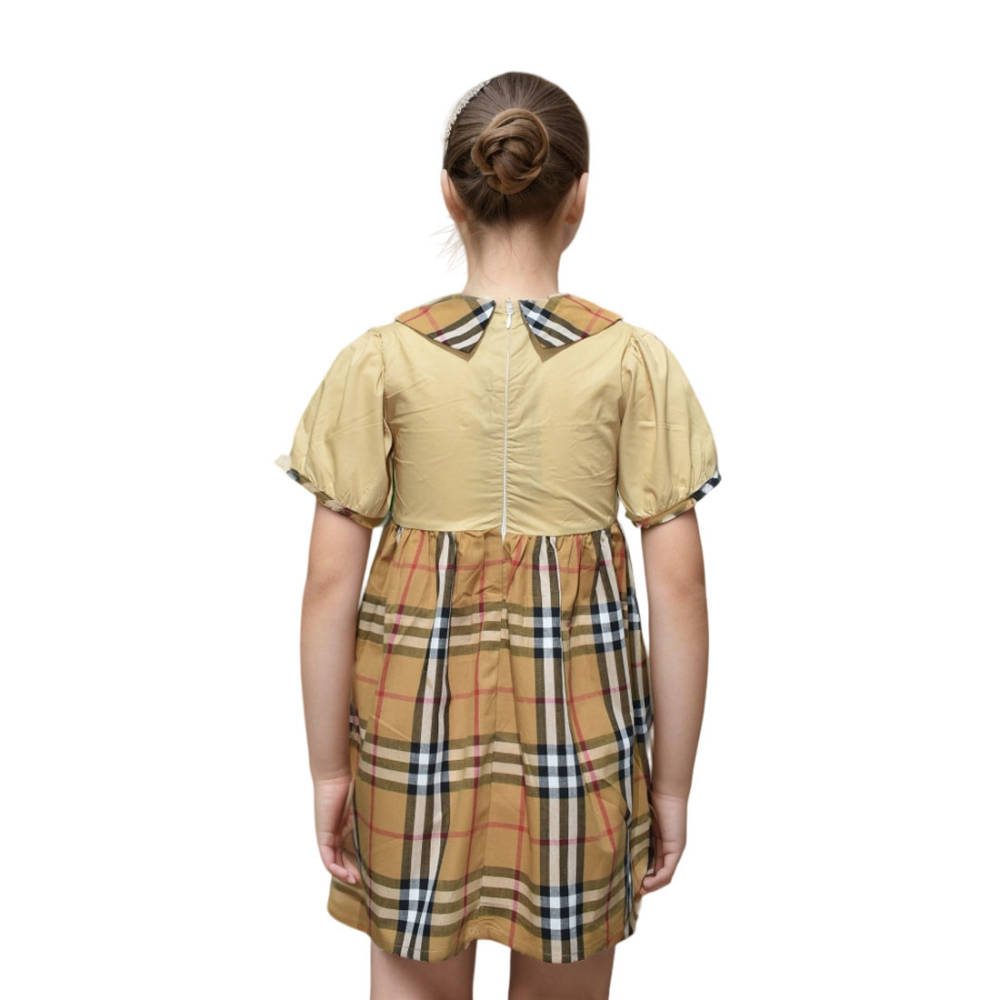 Burberry Brown Premium Quality Dress-1