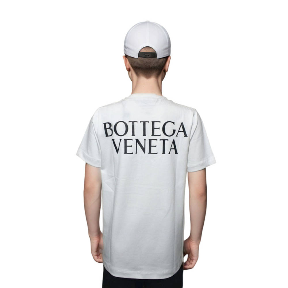 Bottega Veneta White Premium Kids T-shirt-1