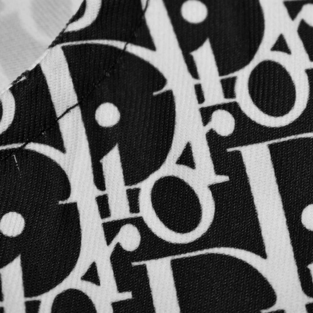 Christian Dior Black logo Print Premium Girls Dress-4