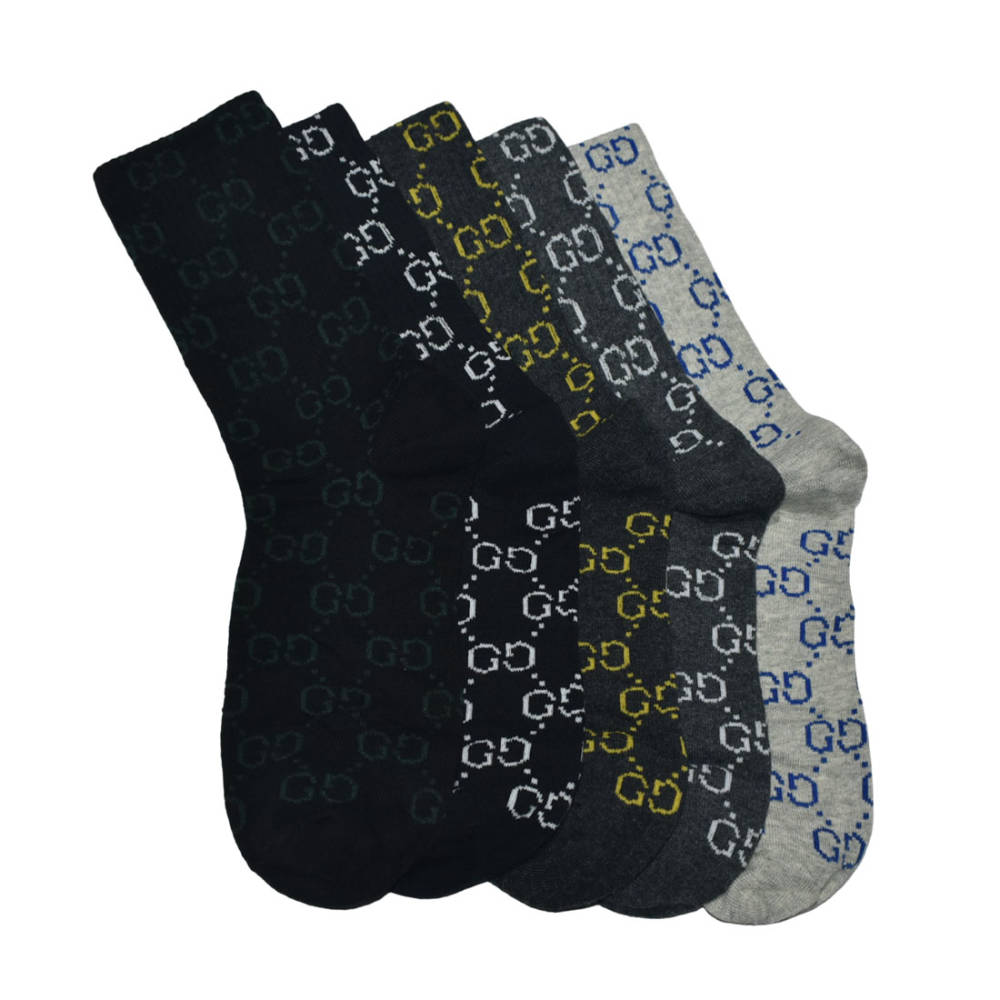Gucci logo Print Crew Premium Quality Socks-1