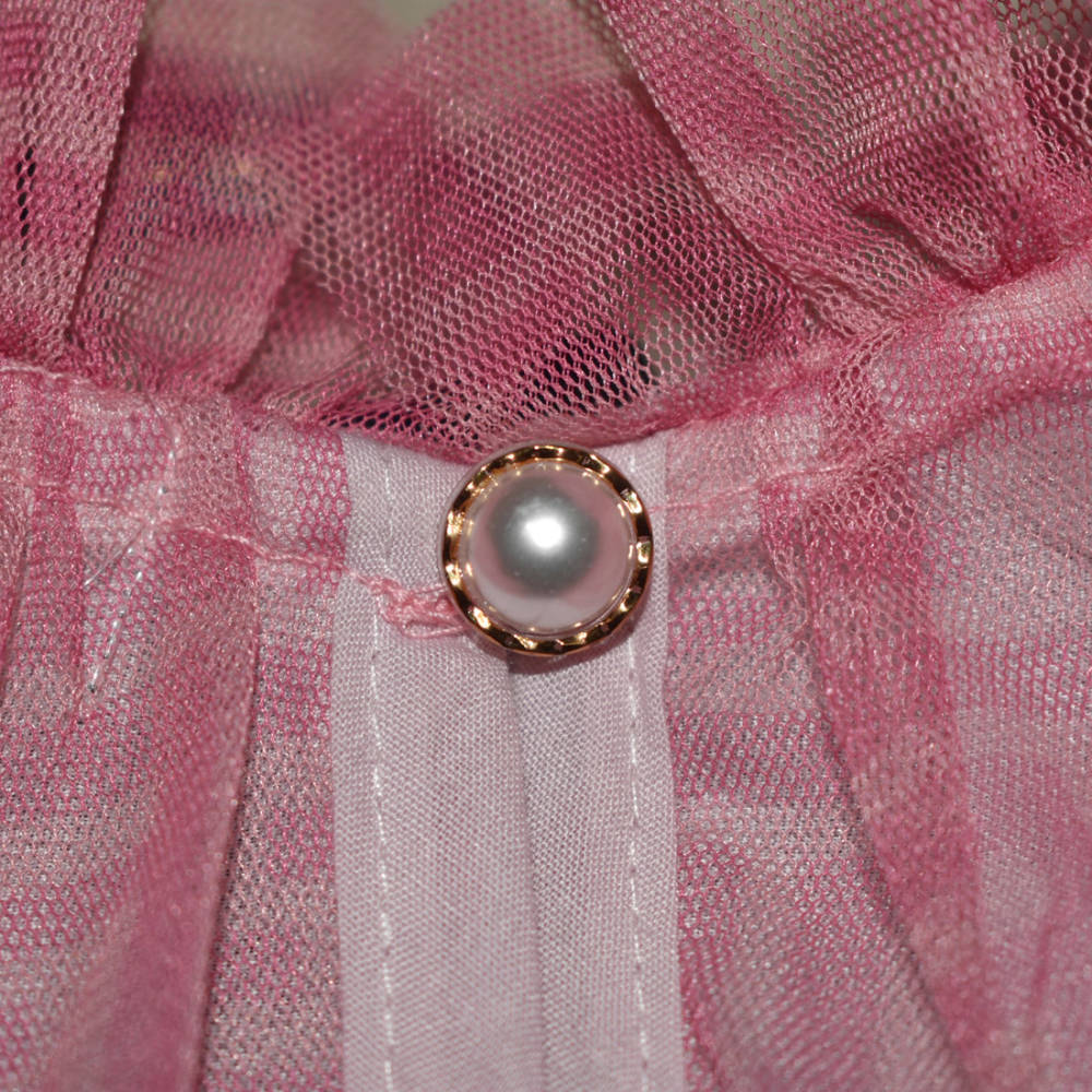 Fendi Pink Premium Quality Girls Dress-4