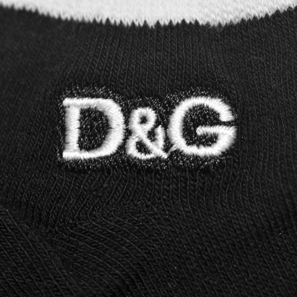 Dolce & Gabbana Low Anklet Single Line Premium Socks-thumb-2