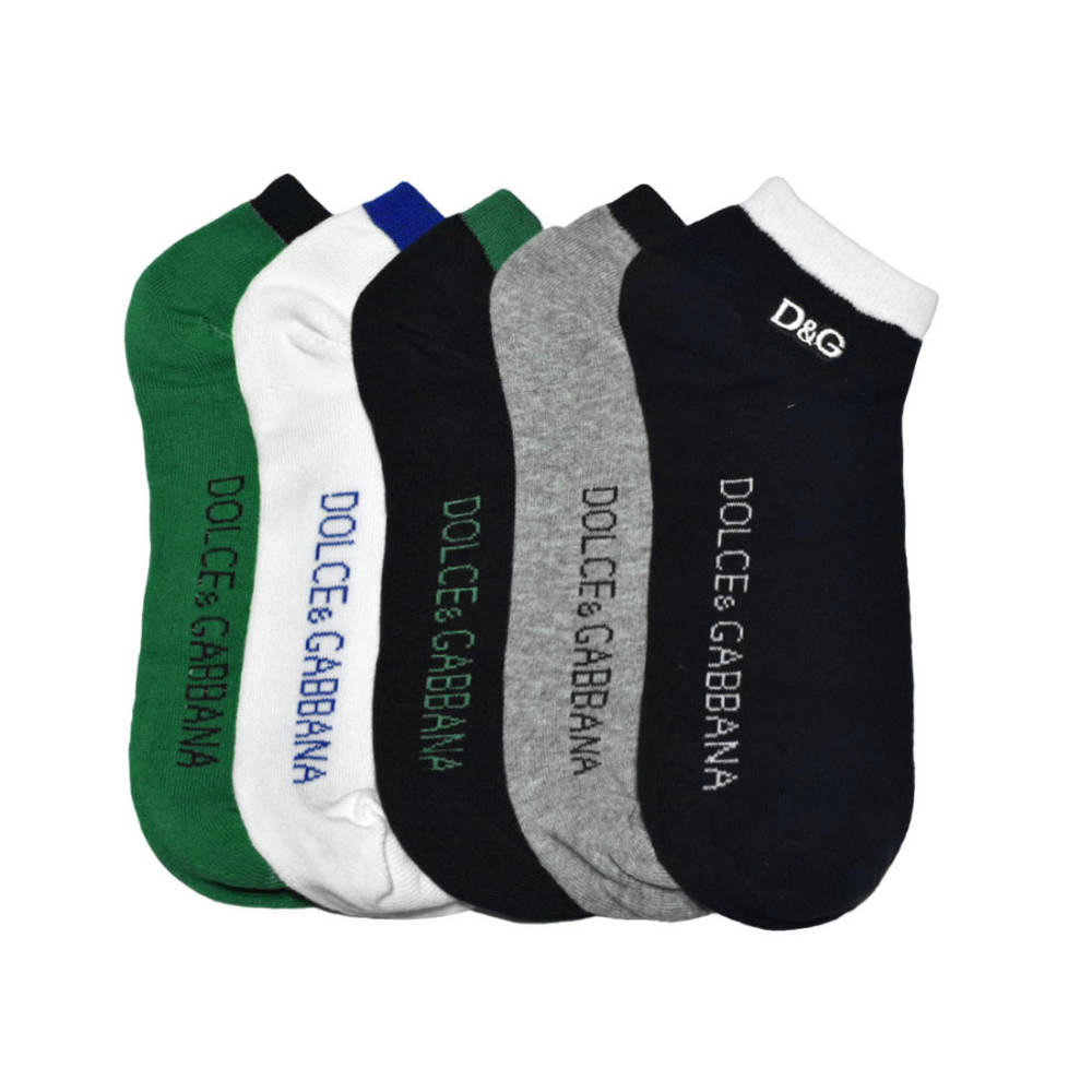 Dolce & Gabbana Low Anklet Single Line Premium Socks-thumb-0