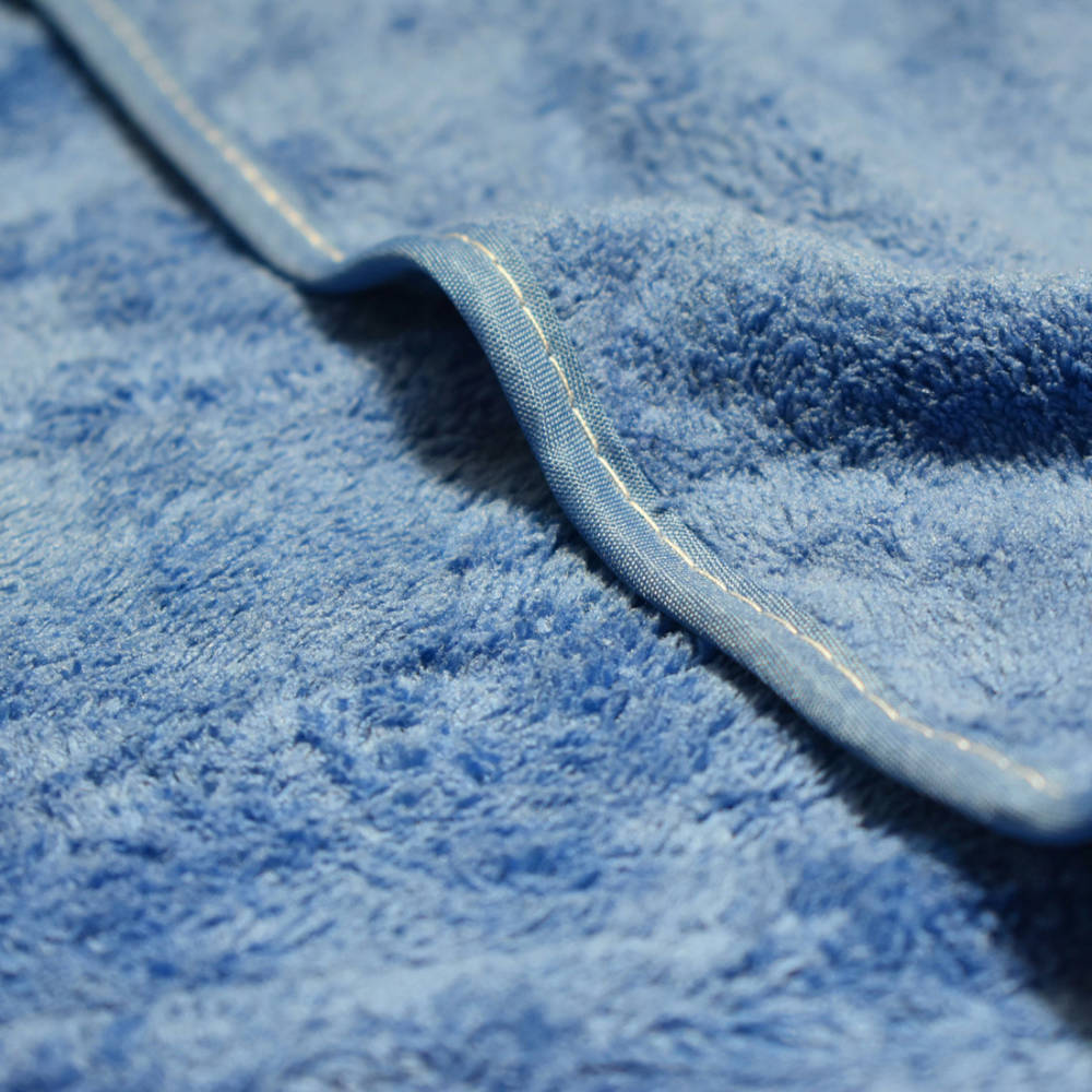 Prada Milano Embroidered Logo Blue Towel - Set of 2-thumb-2