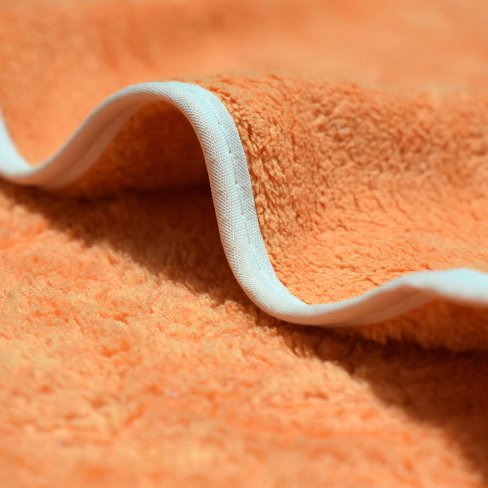 Coach Embroidered Logo Orange Premium Towel - Set of 2-thumb-2