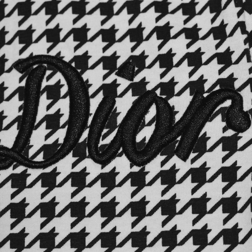 Dior Embroidered logo White Kids Co-ord Set-3