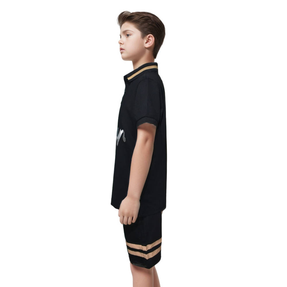 Dior Printed Black Premium Kids Co-ord Set-2