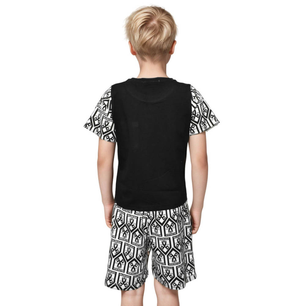 Balenciaga Black Premium Kids Co-ord Set-1