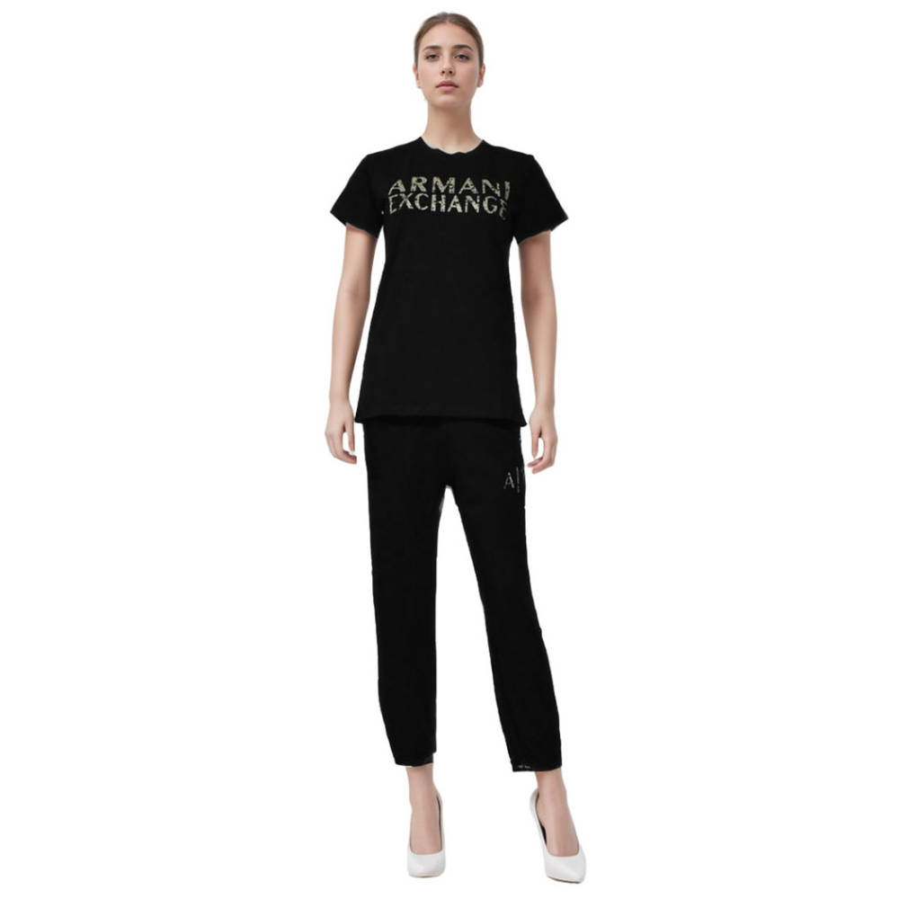 Armani Exchange Black Premium Co-ord Set-1