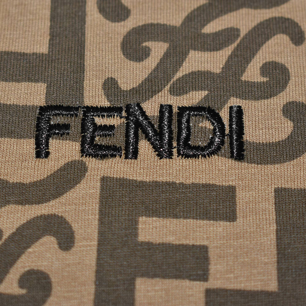 Fendi Embroidered Black Premium Kids Co-ord Set-4