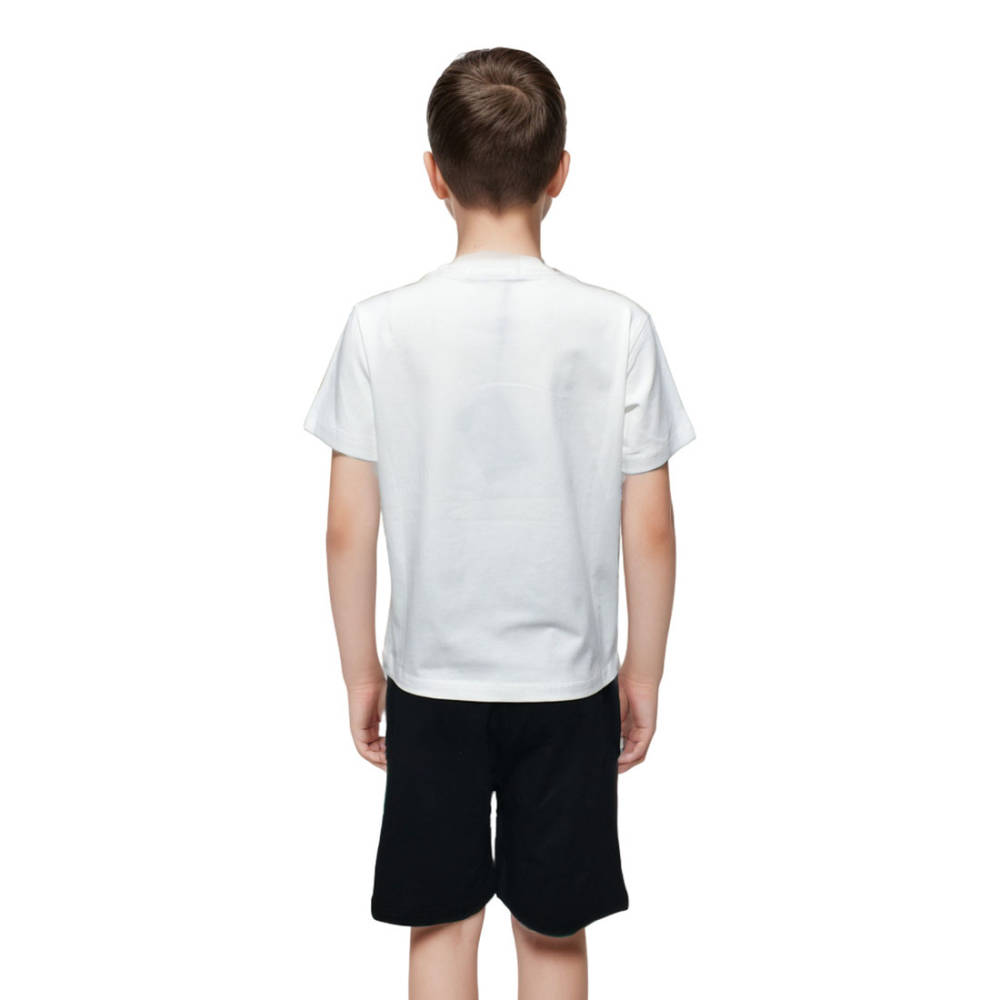 Prada logo Print White Premium Kids Co-ord Set-1
