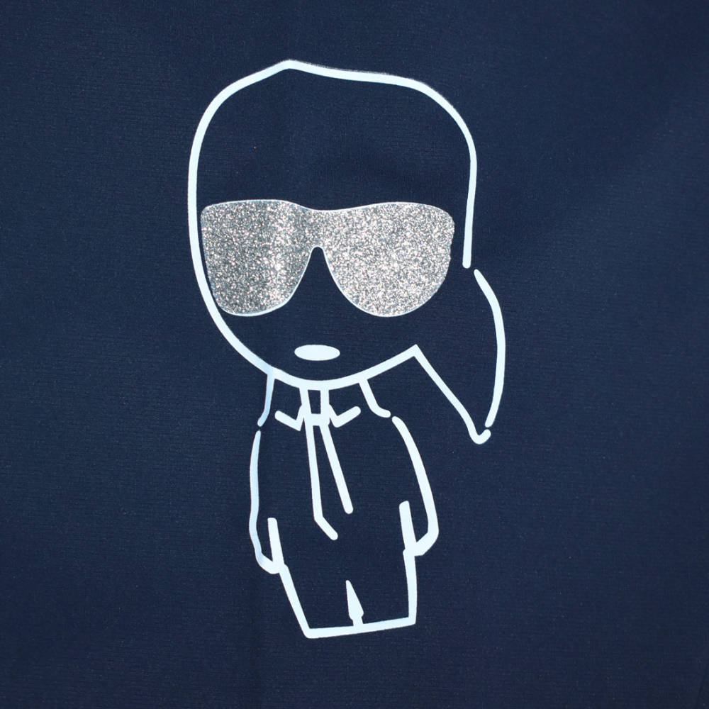 Karl Lagerfeld Blue Premium Quality Legging-2