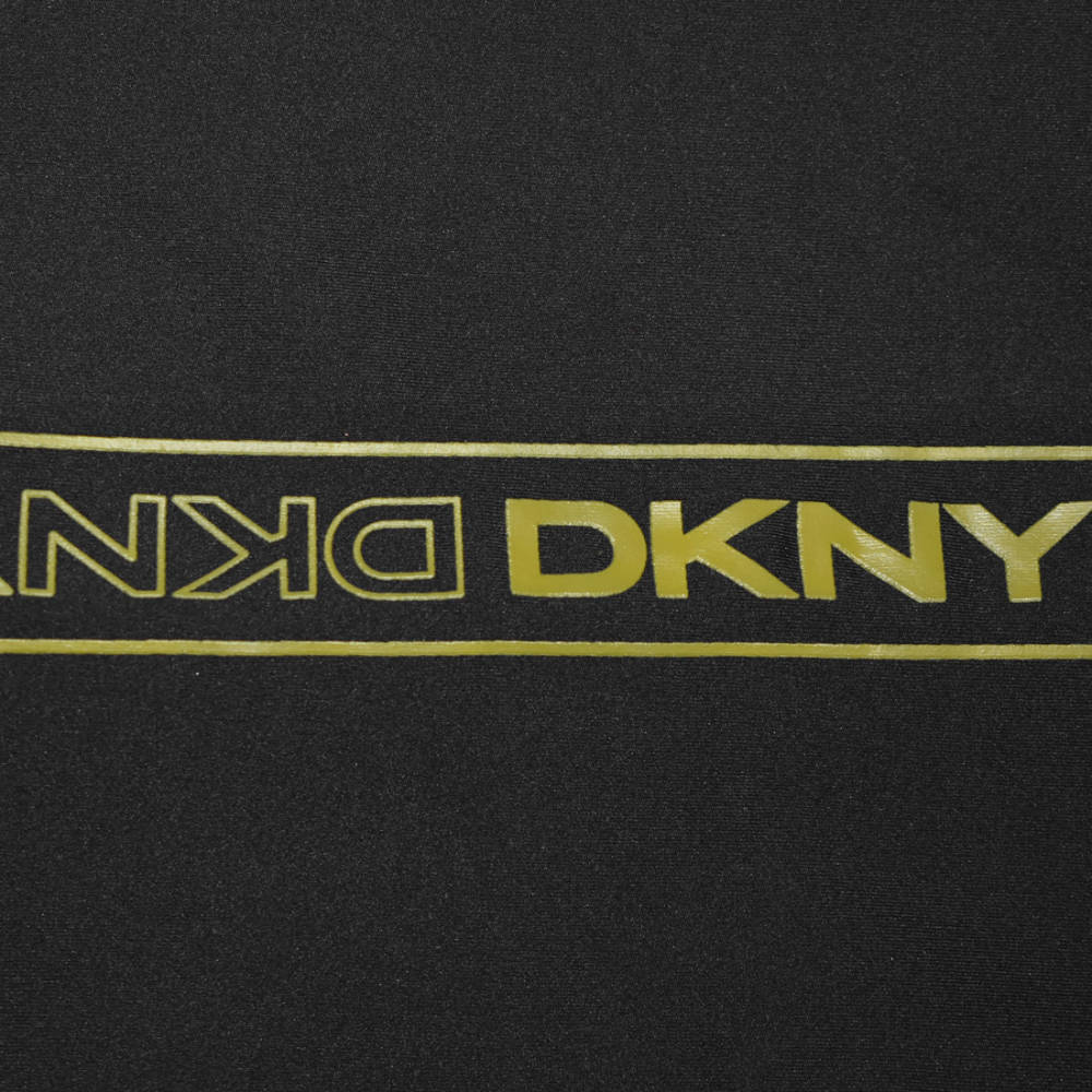 DKNY Black Premium Cotton Legging-thumb-2