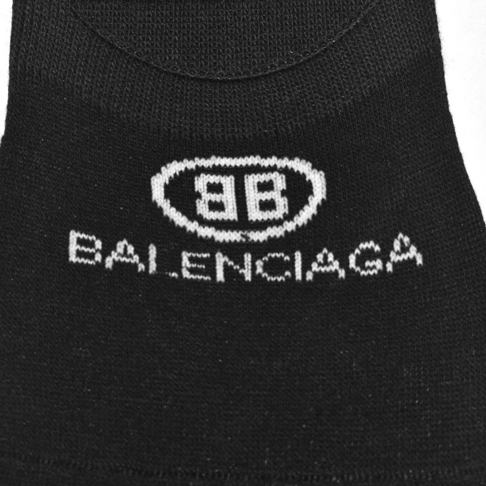 Balenciaga Premium Cotton No-show Socks-thumb-3