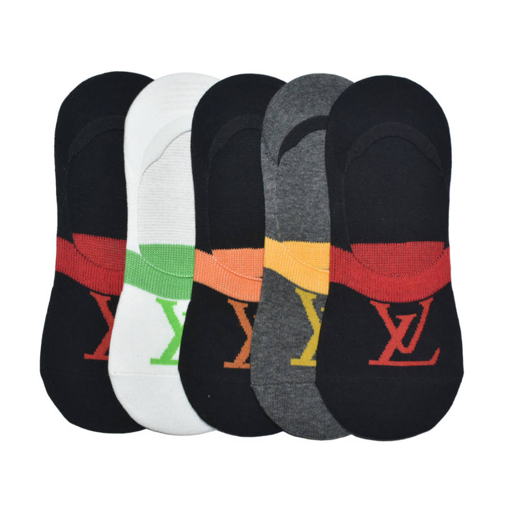 Louis Vuitton Embroidery Luxury No Show Socks-0