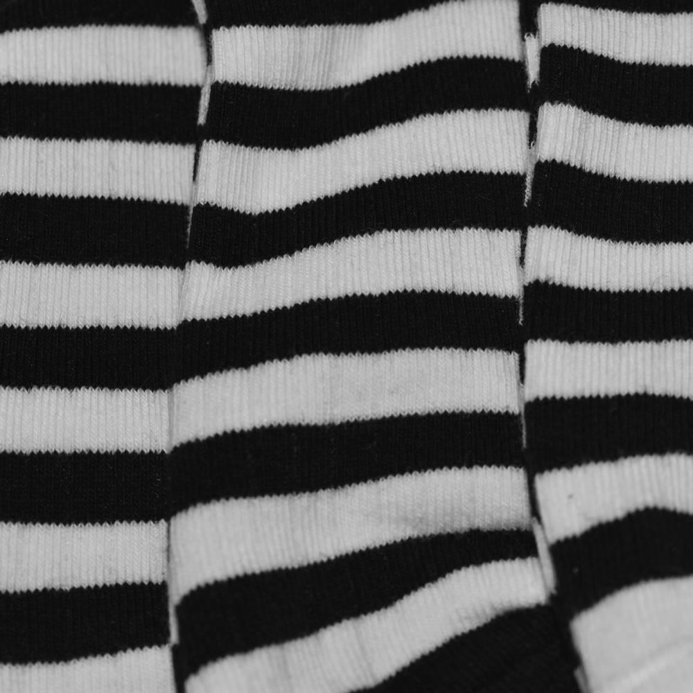 Prada White & Black Premium Low Anklet Socks-thumb-3