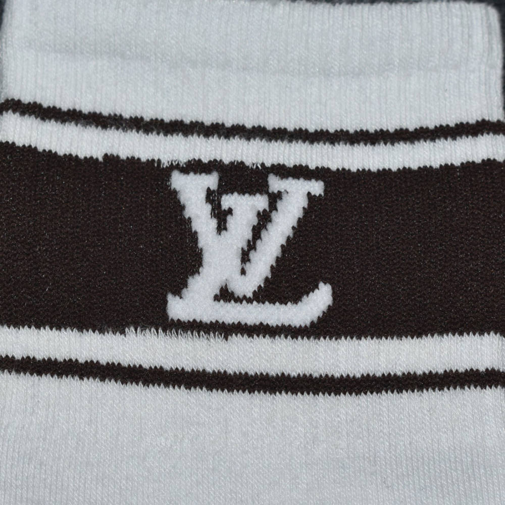 Louis Vuitton Embroidery Premium Low Cut Socks-thumb-2
