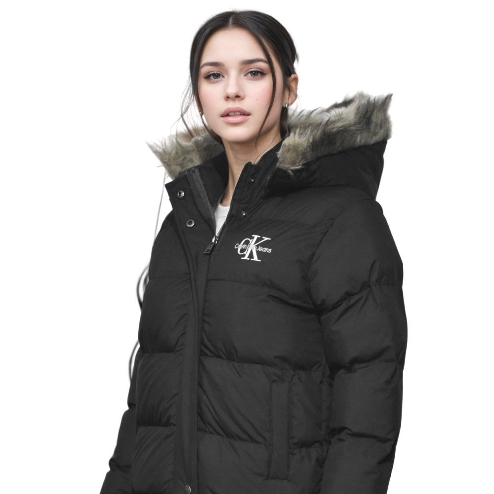 Calvin Klein Black Premium Quality Puffer Jacket-thumb-1
