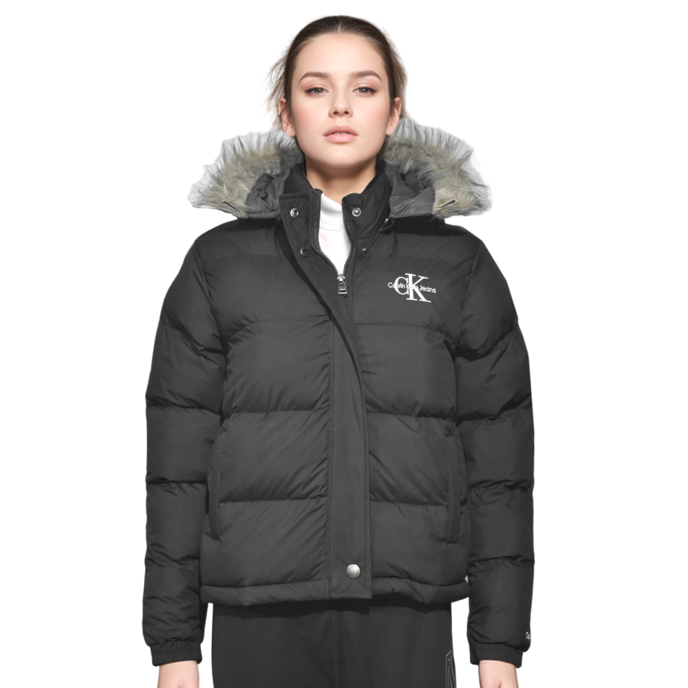 Calvin Klein Black Premium Quality Puffer Jacket-thumb-2