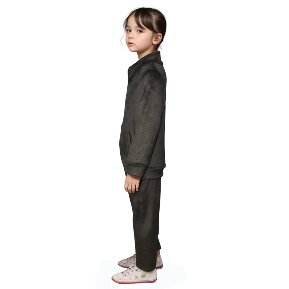 Louis Vuitton Monogram Dark Brown Kids Tracksuit-thumb-2