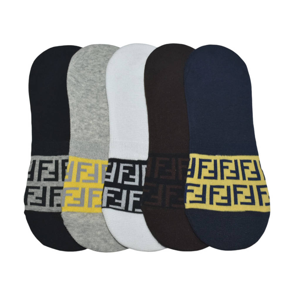 Fendi Premium Quality Loafer Socks - Pack of 5-1