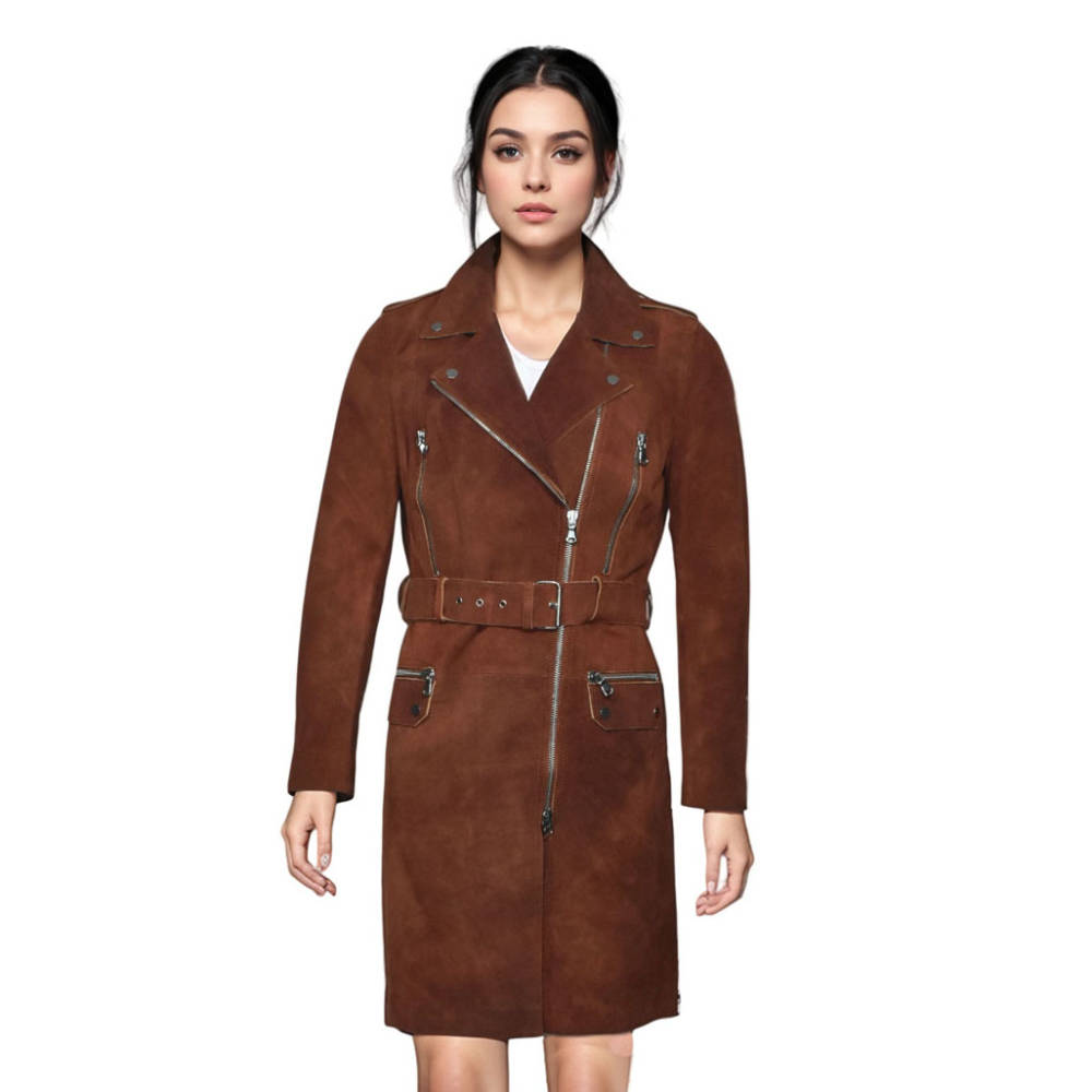 Tommy Hilfiger Brown Premium Quality Long Coat-3