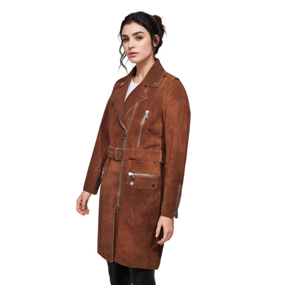 Tommy Hilfiger Brown Premium Quality Long Coat-1