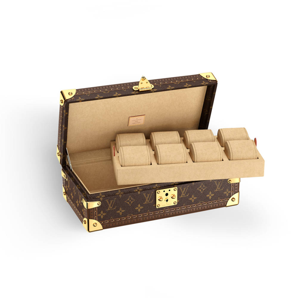 Louis Vuitton Brown Luxury 8 Watch Box-1
