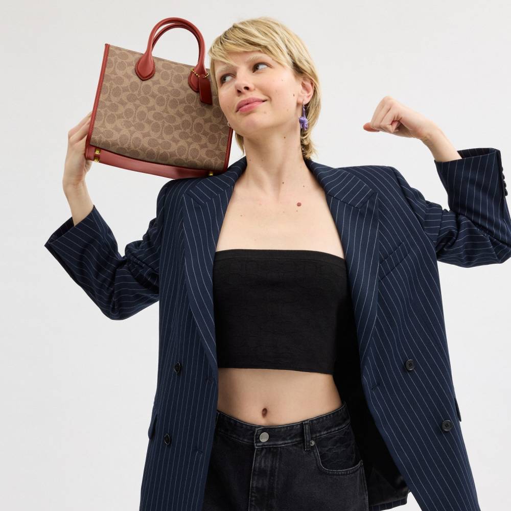 Coach Ace 26 In Signature Tote Bag-3