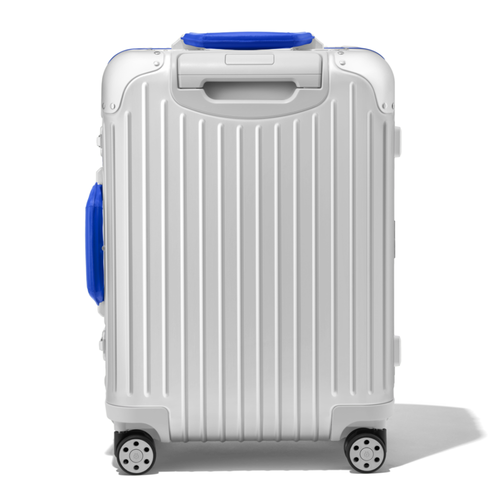 Rimowa Blue Premium Cabin Twist Trolley Bag-thumb-1