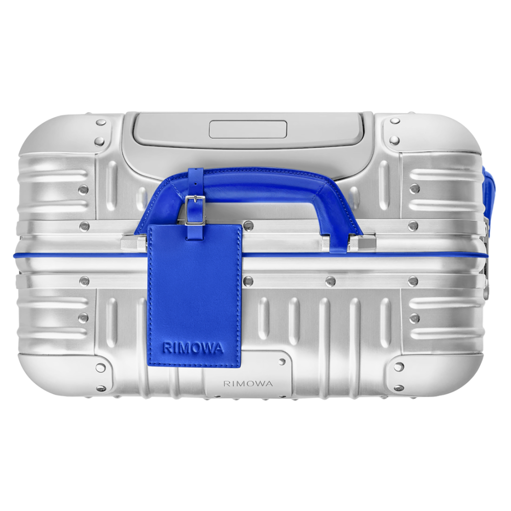 Rimowa Blue Premium Cabin Twist Trolley Bag-thumb-4