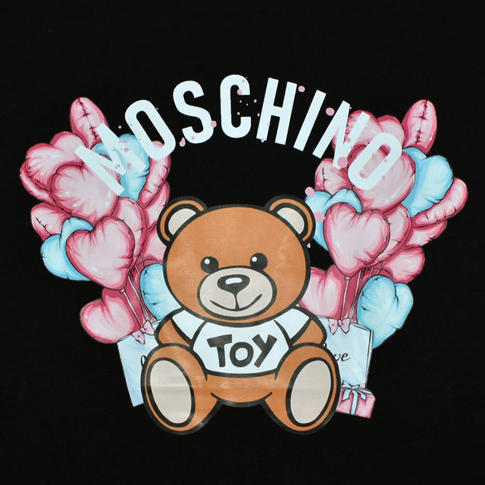 Moschino Black Premium Quality Women T-shirt-2