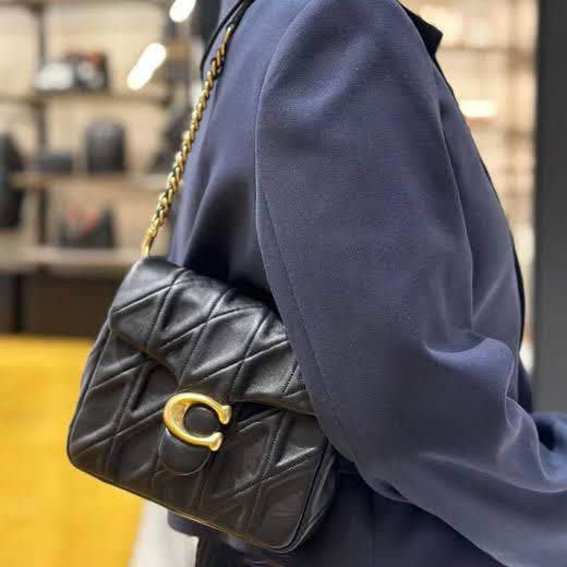 Coach Time Square Tabby Black Sling Bag-2