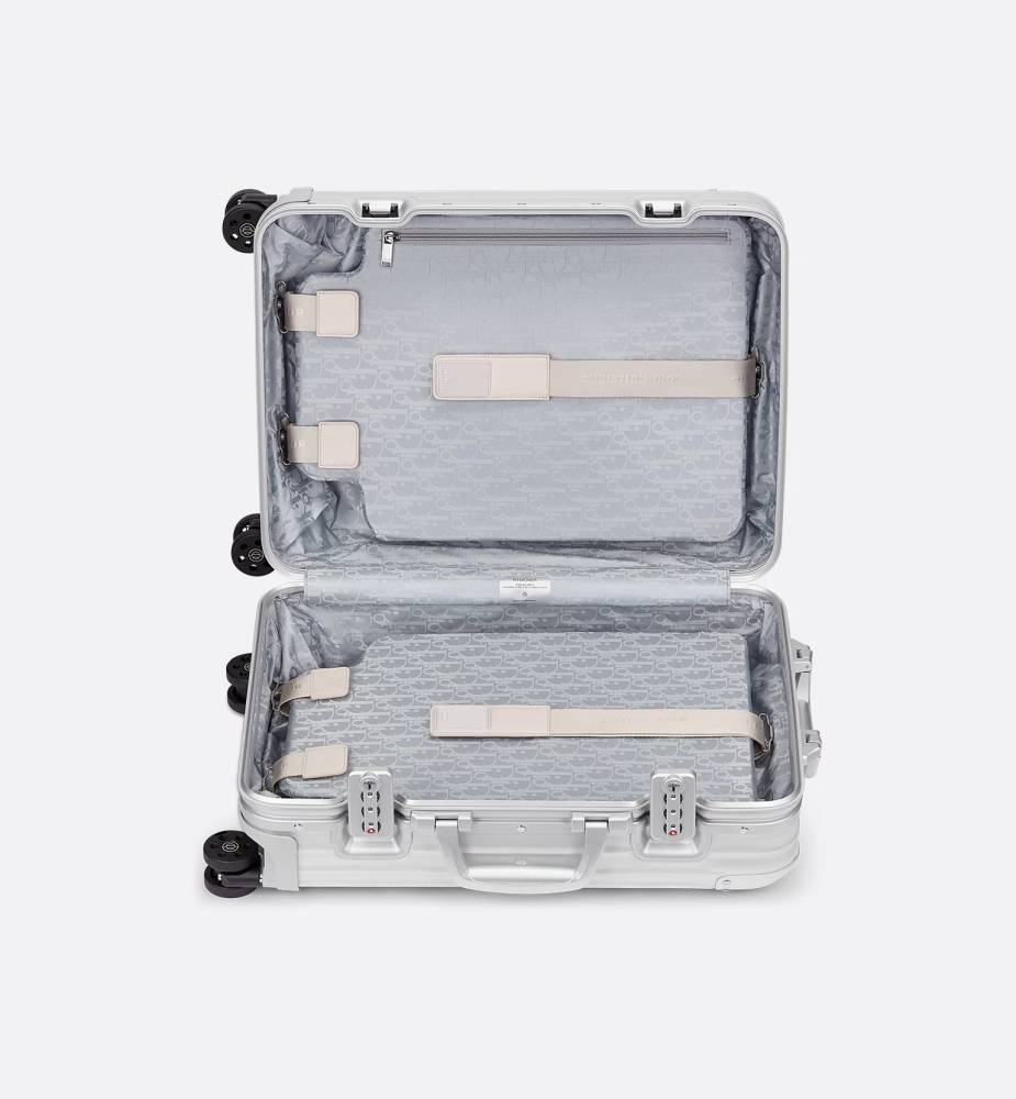 Dior & Rimowa blue Premium Cabin Trolley Bag-2